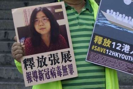 4 años de prisión para periodista china que cubrió la epidemia en Wuhan