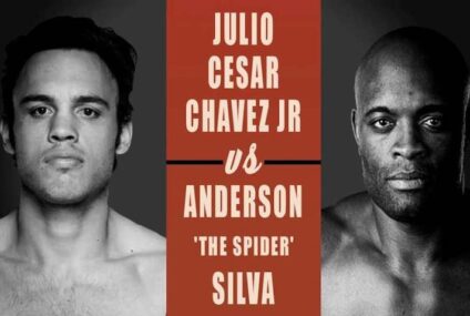 Confirmado: Anderson Silva será rival de Julio César Chávez Jr.