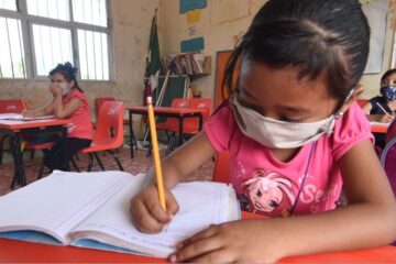 Niños volvieron a las aulas en Campeche