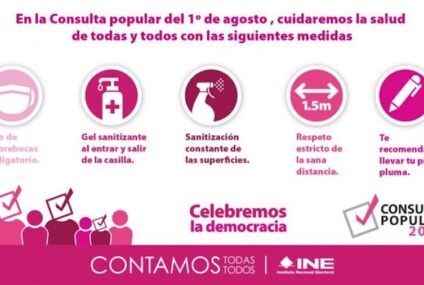 Todo listo para que este 1º de agosto se realice la Consulta Popular en Chiapas: INE