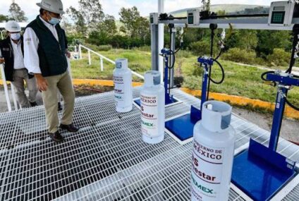 Gas Bienestar: Pemex supervisa el primer lote de cilindros