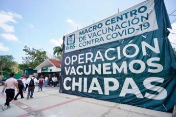 Publican sedes de vacunación para varios municipios de Chiapas