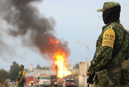 Sedena activa Plan DN-III por explosión de toma clandestina de gas LP en Puebla