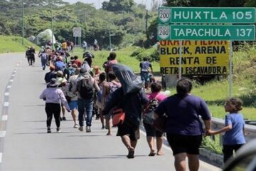 Se disuelve en paz caravana “Viacrucis Migrante”