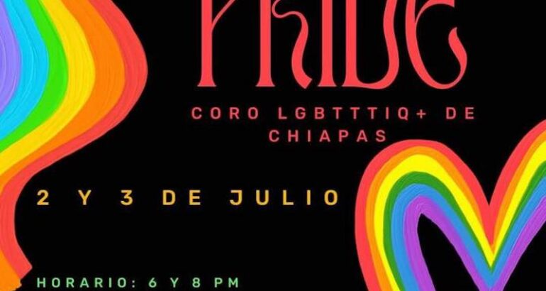 Comunidad LGBT+ cerrará el mes con fiesta del orgullo en Tuxtla Gutiérrez