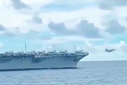 China envía buques de guerra y aviones a Taiwán