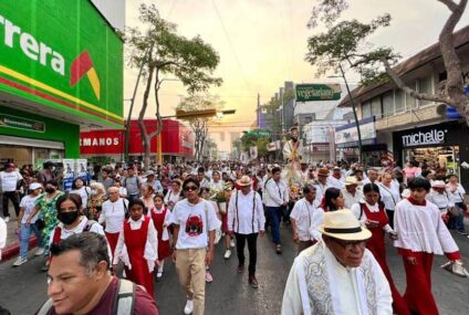 Con peregrinación, feligreses y parroquias anuncian el inicio de la Feria San Marcos 2023