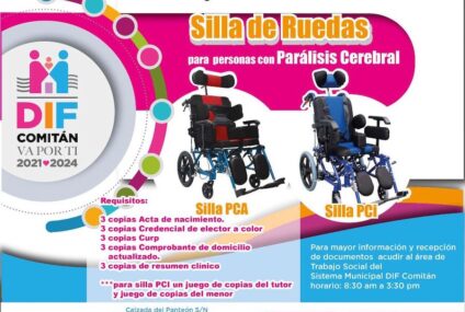Si conoces a una persona con parálisis cerebral, puedes ayudar a beneficiarla con una silla de ruedas
