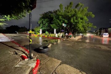 Levantan bloqueo en Tuxtla por falta de energía eléctrica tras dos días sin servicio