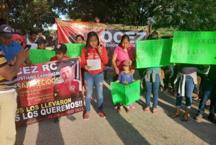 OCEZ-RC denuncian negligencia en la búsqueda de desaparecidos en Chiapas