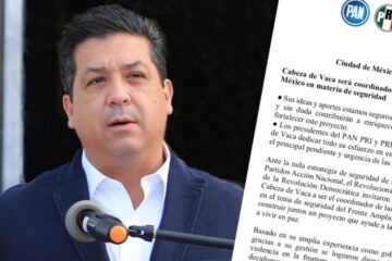 Francisco García Cabeza de Vaca será coordinador de mesa de seguridad en el Frente Amplio por México