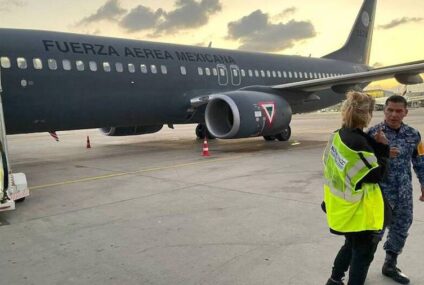 Llega a Tel Aviv primer avión de la Fuerza Aérea Mexicana para repatriar a mexicanos