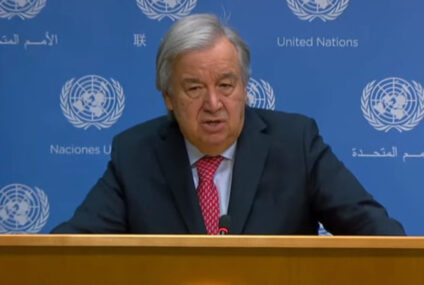 Jefe de ONU afirma que alto el fuego en Gaza es «más urgente a cada hora que pasa»