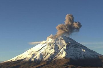 Volcán Popocatépetl se mantiene en el nivel de alerta Amarilla Fase 2