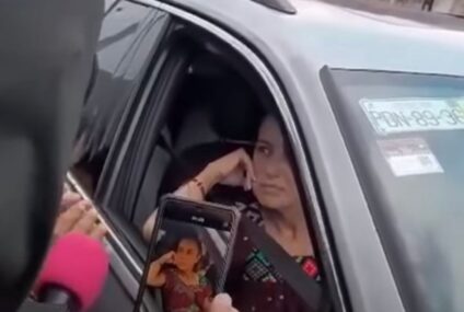 Personas encapuchadas interceptan a Claudia Sheinbaum en Sierra de Chiapas