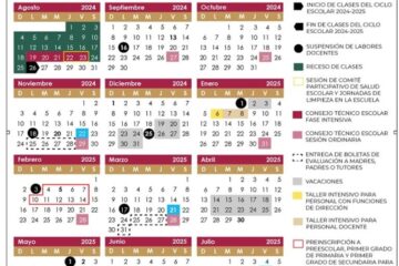 Nuevo calendario de SEP 2024-2025: vacaciones, feriados y más