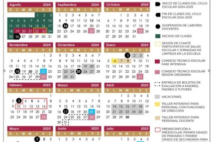 Nuevo calendario de SEP 2024-2025: vacaciones, feriados y más