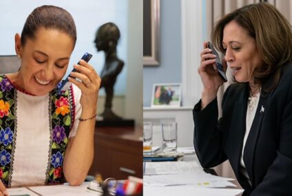 Claudia Sheinbaum y Kamala Harris hablan por teléfono sobre migración y energías limpias