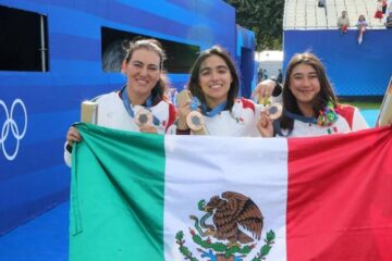 Las arqueras mexicanas ganan la medalla de bronce en tiro con arco en los Juegos Olímpicos de París