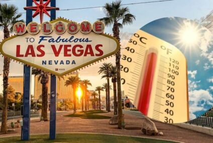 Las Vegas rompe récord de calor, con 48.9 grados centígrados