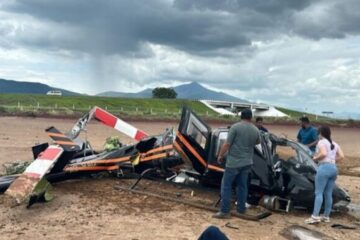 ¿Qué pasó en Laguna de Sayula, Jalisco? Desplome de helicóptero dejó varios heridos