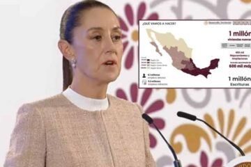 Claudia Sheinbaum presenta programa sexenal para construcción de 1 millón de viviendas