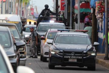 5 policías calcinados durante emboscada en Frontera Comalapa