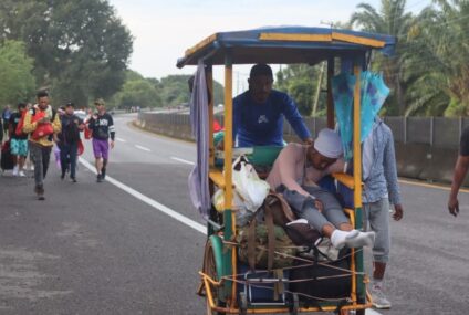 Integrantes de caravana comienzan a enfermarse por climas extremos