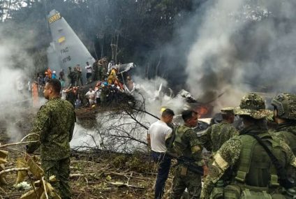 Sube a 68 la cifra de muertos en el accidente aéreo en Colombia; continúan labores de rescate