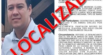 Localizan con vida a conductor de Didi reportado desaparecido en Tuxtla Gutiérrez
