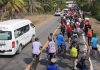 Luego de acuerdos autoridades migratorias desarticulan caravana Génesis en Tonalá